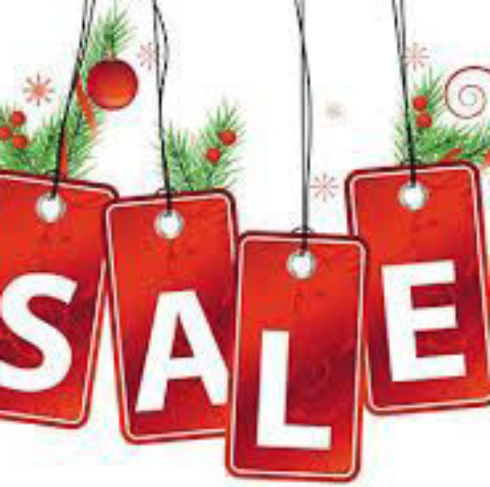 Holiday shopping sale! Everything comes wrapped!